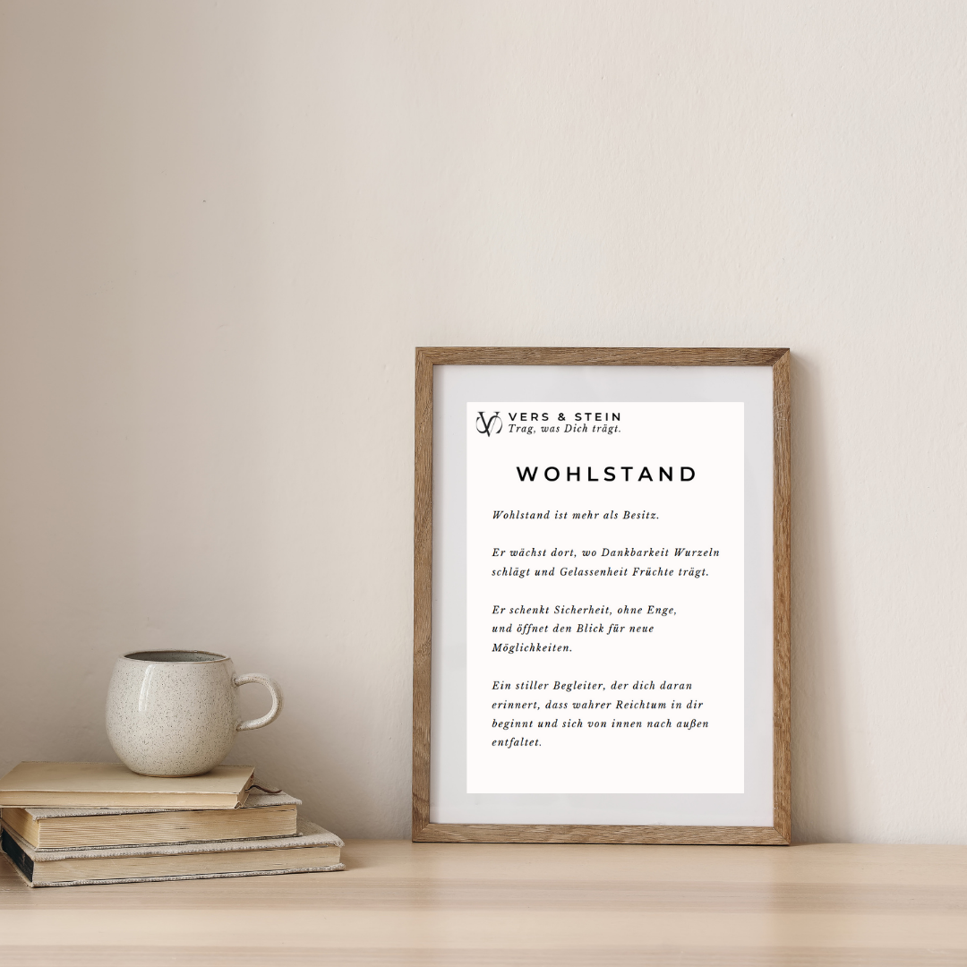 Armband „Wohlstand“ - Sicherheit und Zukunft | Vers&Stein
