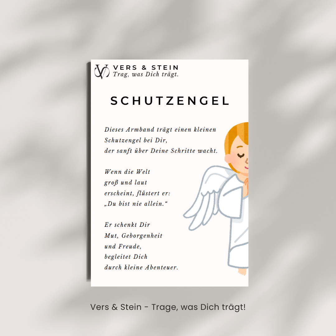 Kinder-Armband „Schutzengel“ – Ein ständiger Begleiter | Vers&Stein