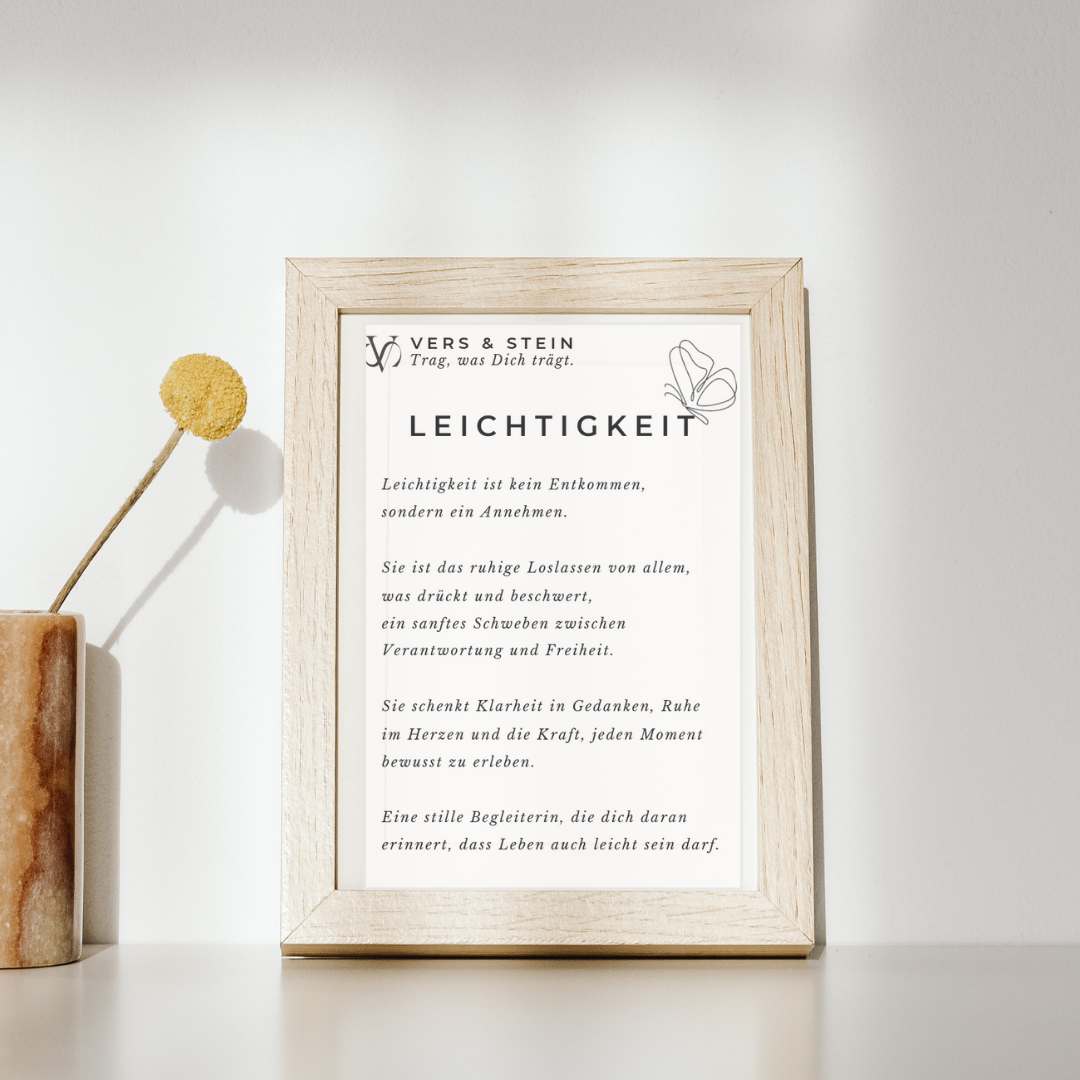 Armband „Leichtigkeit“ - Fliegender Begleiter | Vers&Stein