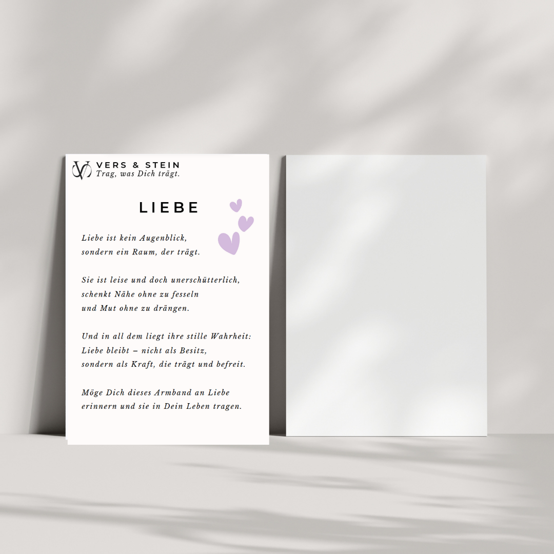 Armband „Liebe“ | Vers&Stein