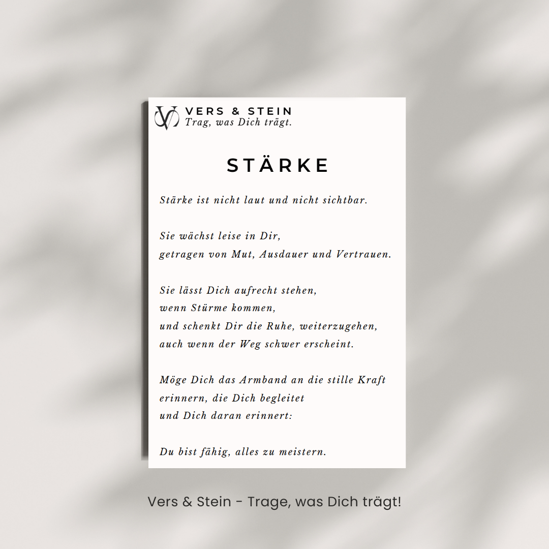 Armband „Stärke“ | Vers&Stein