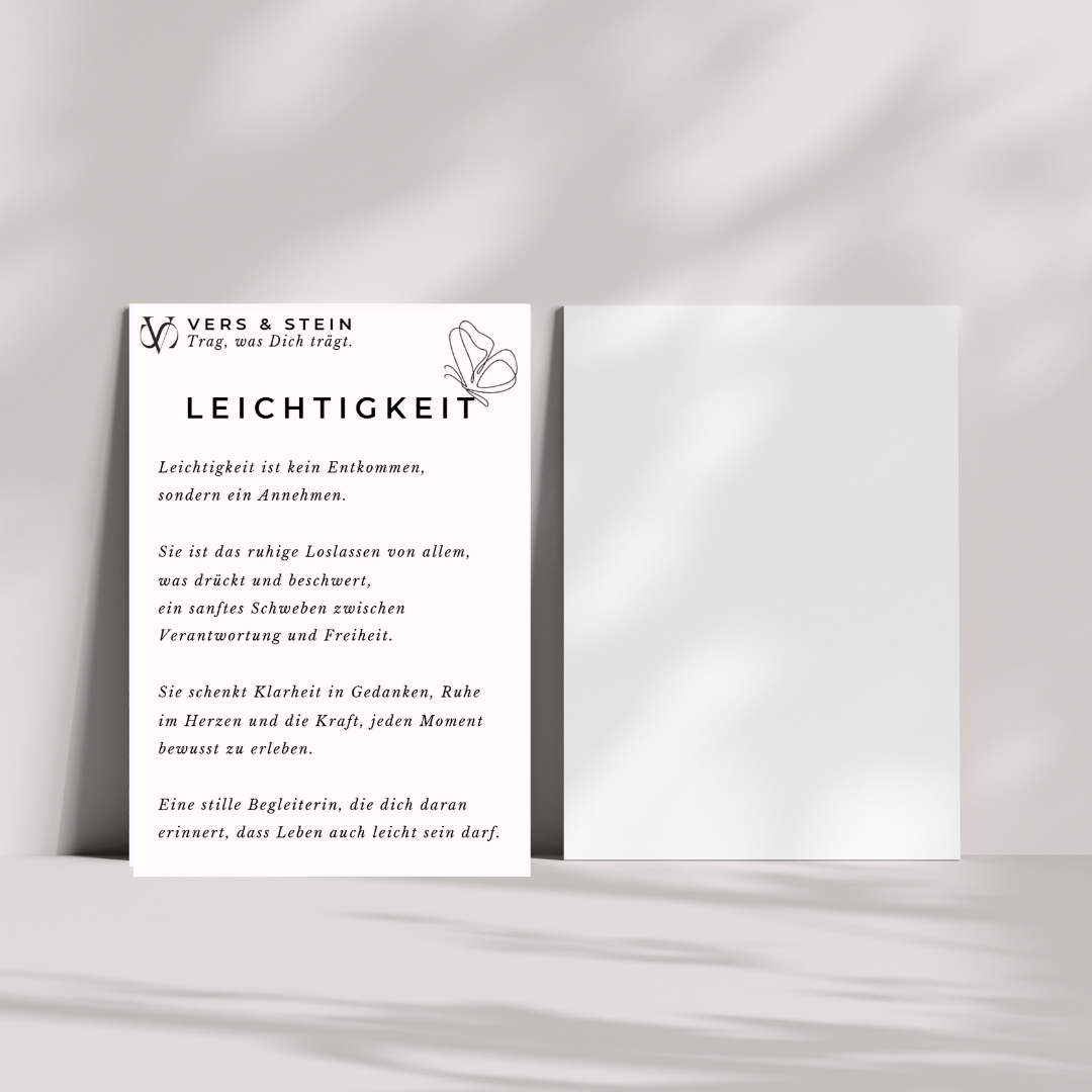 Armband „Leichtigkeit“ - Fliegender Begleiter | Vers&Stein