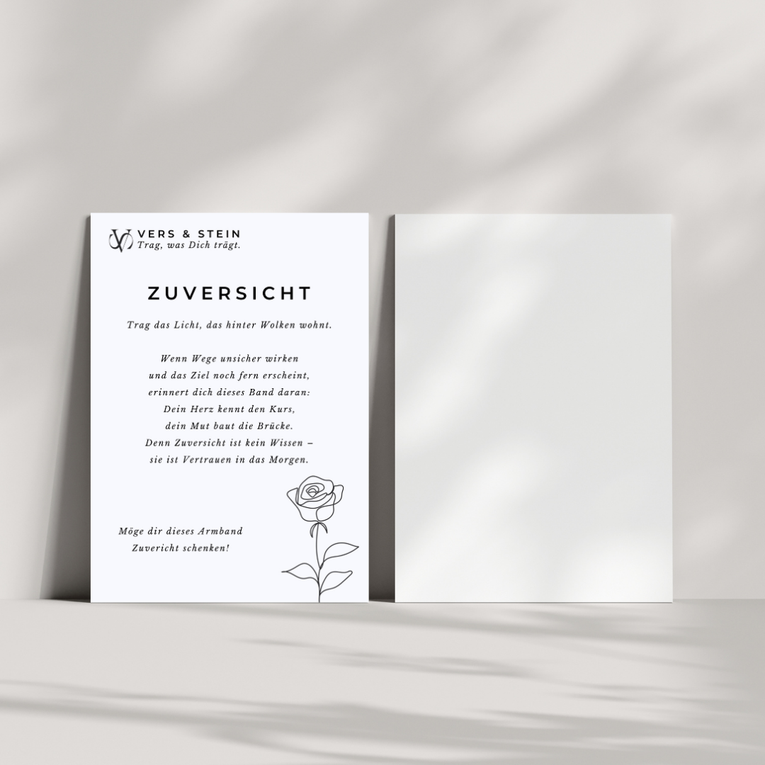 Armband „Weisheit“ | Vers&Stein