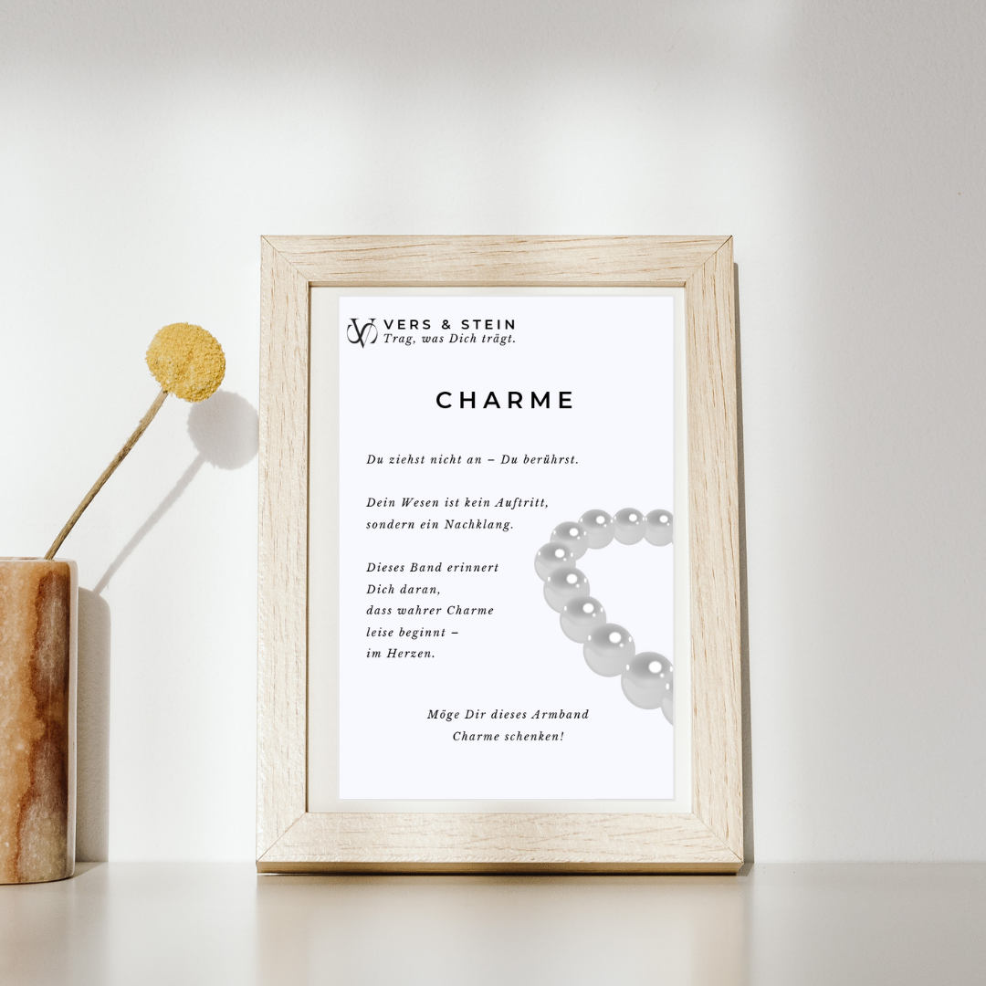 Armband „Charme“ – Symbol der eleganten Anziehung | Vers&Stein